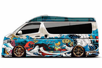 do van wrap design, car wrap ,livery van wrap, vehicle wrap