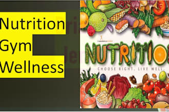 be your online nutritionist, recipe writer and gym instructor
