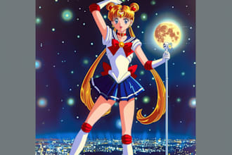 make you as a sailor moon character