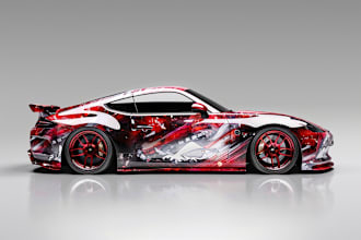 do racing car wrap design, racing car wrap, sports car wrap