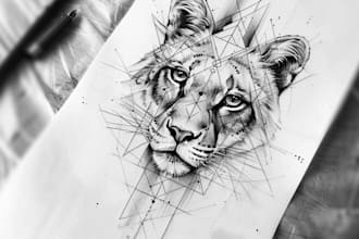 draw a custom tattoo design