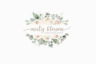creative floral logo design for brand differentiation