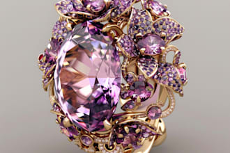 design jewelry hand sketches for you