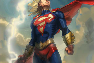 draw you as an amazing superhero