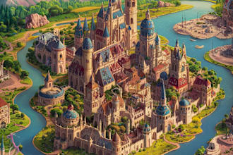 create your fantasy city map