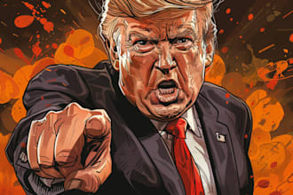 create political and editorial cartoons