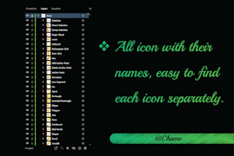 do redesign 63 coreldraw toolbar icons