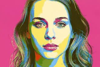 make a beautiful wpap pop art portrait
