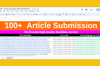 do 50 article submissions on high authority websites
