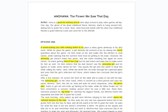 write engaging anime recap script for youtube