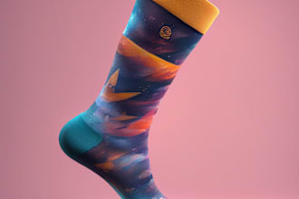 create a unique socks design