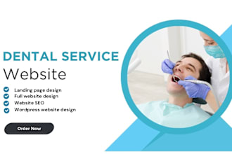 design medical website clinic website health care website for dental website