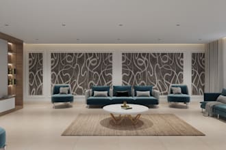 create a realistic 3d rendering architecture
