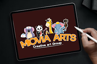 design custom mascot logo, color palette font rules in one pro ready kit