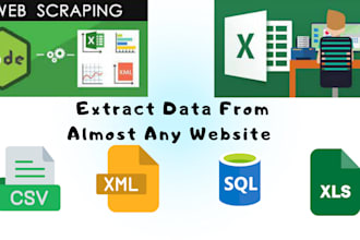 do perfect web scrapping,data from any website in any format