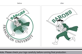 create you a high resolution vectorized logo
