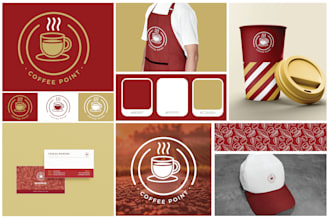 design premium coffee labels, coffee shop logo, branding, and product packaging
