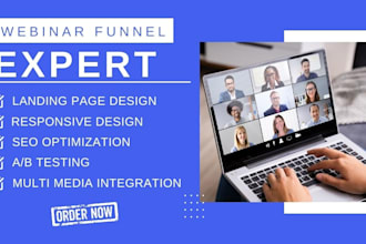 setup webinar funnel on everwebinar, webinarjam, kartra, clickfunnel integration