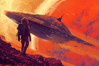 make your sci fi illustration, sci fi art