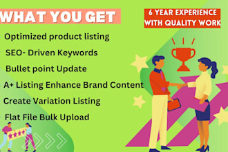 get professional amazon listing and store creation