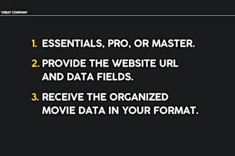 help you gather movie data legally and ethically