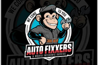 design top notch spotless mobile mechanics logo