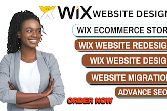 develop wix website design wix website redesign wix website wix booking website