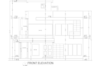professional 2d autocade floor plans sections elevations