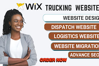 build logistics website, cargo truck dispatch website, freight broker website