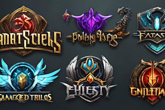 design a custom fantasy, rpg, sci fi animated game logo