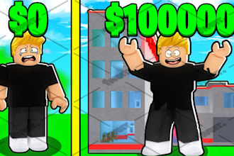 make you a professional cartoony roblox thumbnail