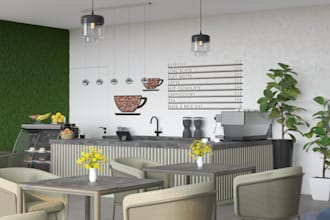 make a 3d visualization of the commercial premises