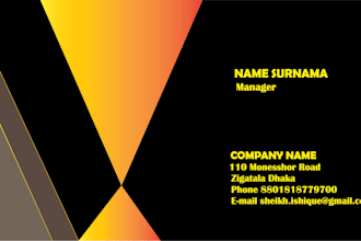 do professional modern minimalist luxury business card or visiting card design