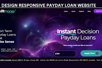 design payday loan website business loan website payday loan landing page