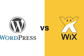 create a stunning website by wordpress or wix, custom plugin