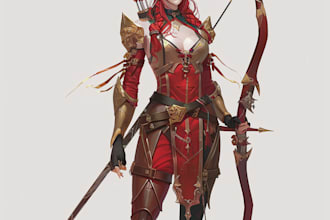do dnd character art and dnd character art and illustration