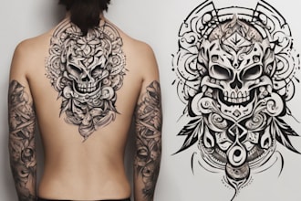 create any design in traditional or old school  tattoo style
