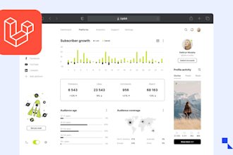 create your PHP laravel website