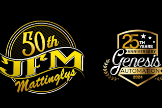 design eye catchy anniversary logo with my own creative thinking