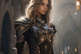 desing a sci fi art and sci fi character for you