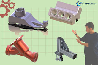 create detailed cad designs and drafting using autocad or solidworks