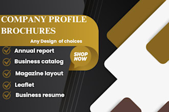 do company profile, business catalog resume flipbook leaflet magazine layout