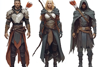 design fantasy dnd character art and dnd character art