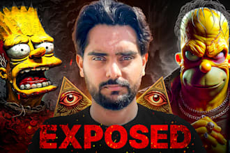 make documentary thumbnail, true crime thumbnail for youtube