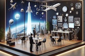 make creative 3d trade booth and event design