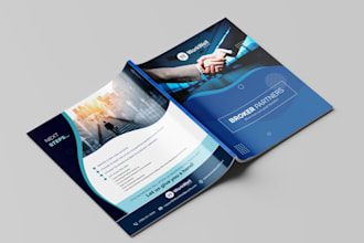 do corporate PDF flyer, brochure, booklet, magazine