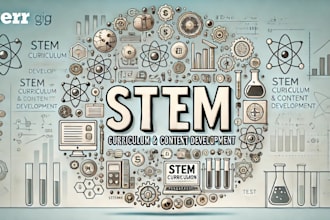 develop a custom stem curriculum and content for a course, boot camp or school