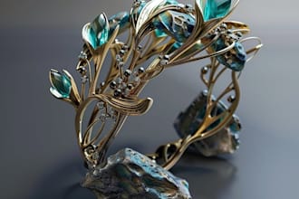 do 3d jewelry designing