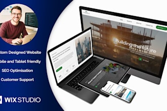 build a wix studio website with SEO optimization