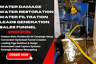 generate water filtration leads water treatment leads water restoration leads